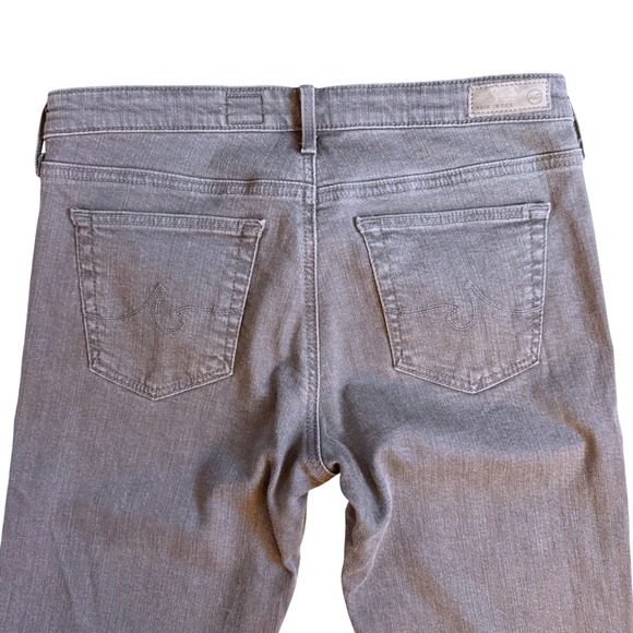 Adriano Goldschmied AG Jeans The Stevie Ankle Light Gray Rinse Jeans 29R - Picture 4 of 5